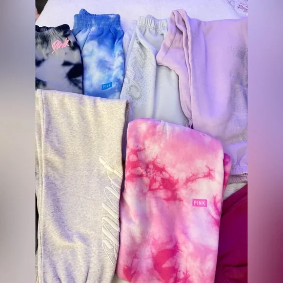 PINK VS XS-M SWEATPANTS BUNDLE - Picture 5 of 11